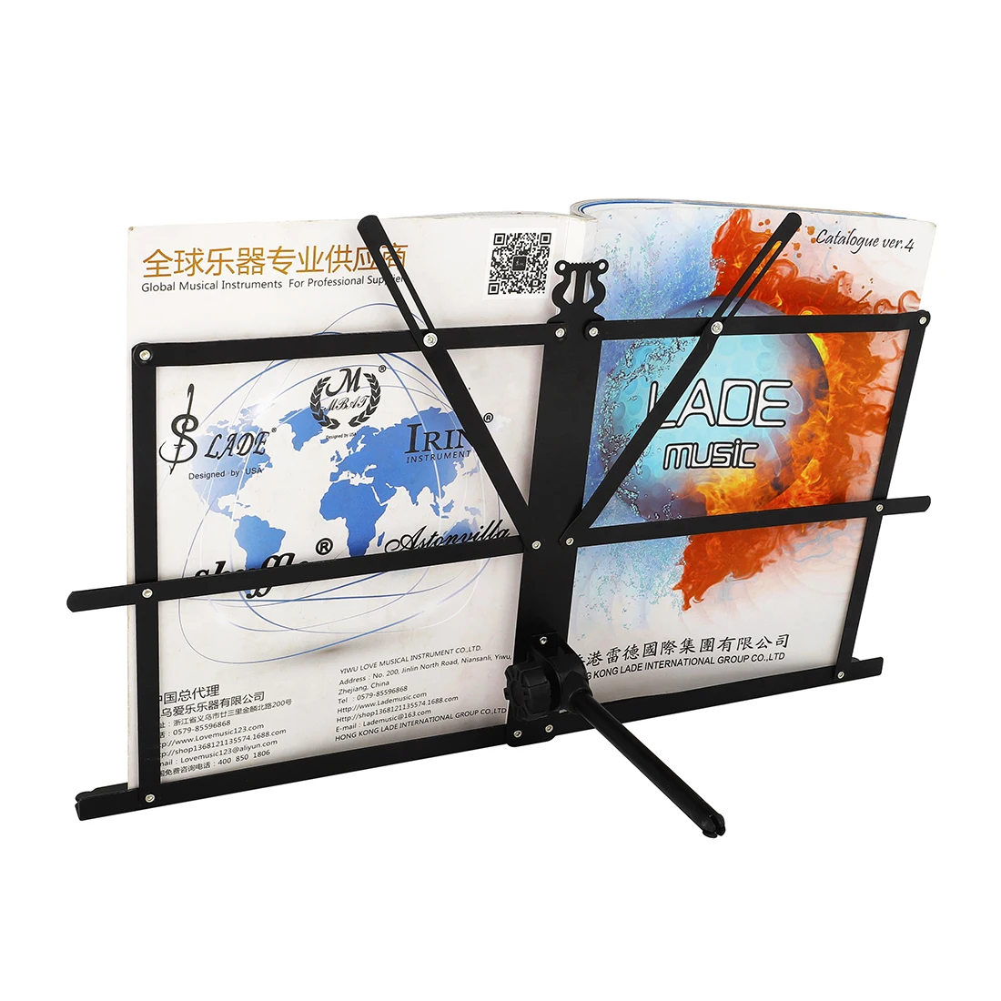 M MBAT Fordable Desktop Music Score Stand Folding Sheet Tabletop Music Book Stand Holder Guitar Violin Piano Practicing Desktop