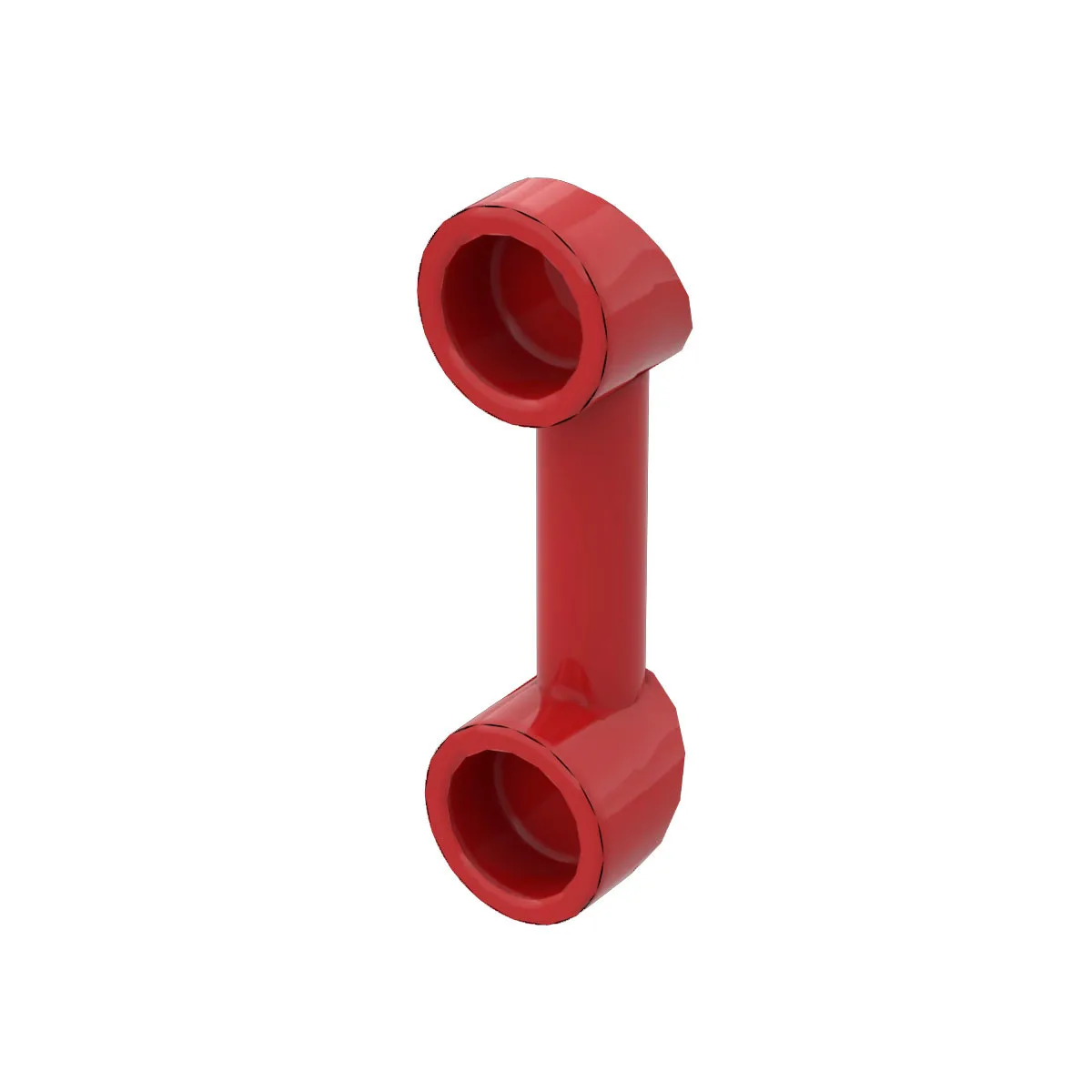 50 pçs 6190 barra 1x3 antigo telefone blocos de construção alça rádio 2 pinos tijolos partícula quebra-cabeça brinquedos crianças aniversário presente do miúdo