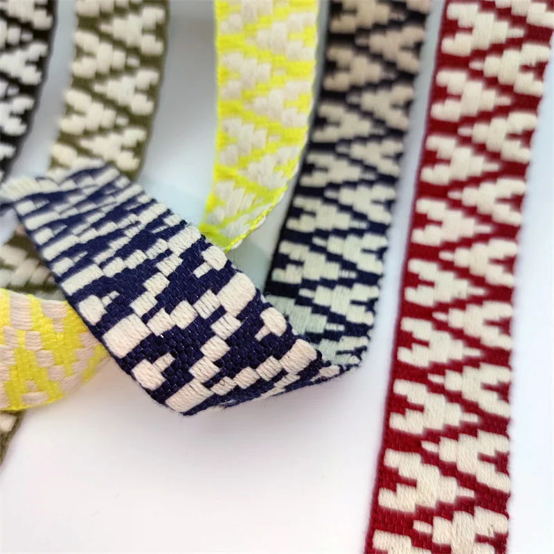 2.5cm Cotton Webbing Twill Cotton Ribbon Handmade Tape DIY Hair Bow Accessories Garment Webbing