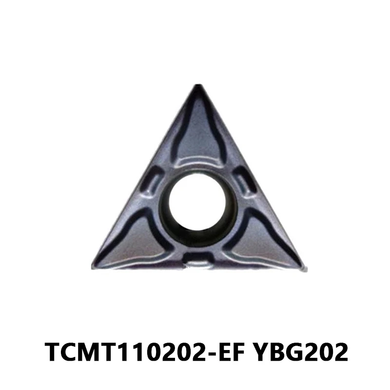 

Оригинальные вставки TCMT110202 TCMT110202-EF YBG202 карбидный токарный инструмент высокого качества внутренний расточный резак TCMT 110202 механический