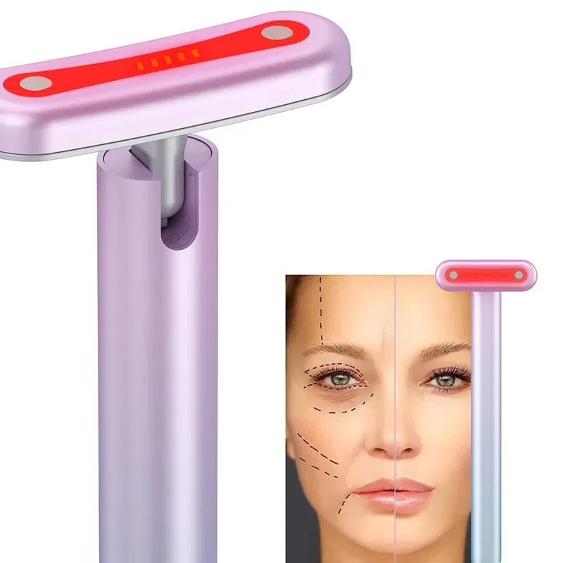 Micro-Current Electric Eye Face Massager Anti-Ageing Wrinkle Dark Circle Pen Removal Rejuvenation Beauty Care Portable warmer