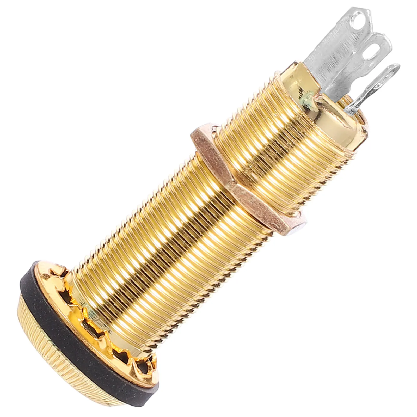

Mount Output Jack Socket Plug for Electric Guitar Bass Accessories Gold Plating Guitar Parts Replacement