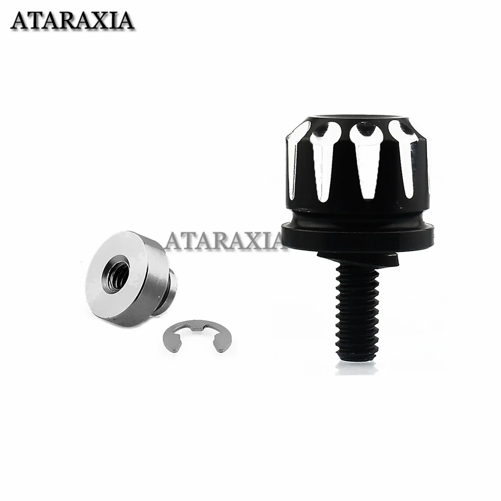 Rear Fender Passenger Seat Bolt Screw Nut Knob Cover For Harley Sportster XL 883 1200 Dyna Softail Touring Hardware Accessories