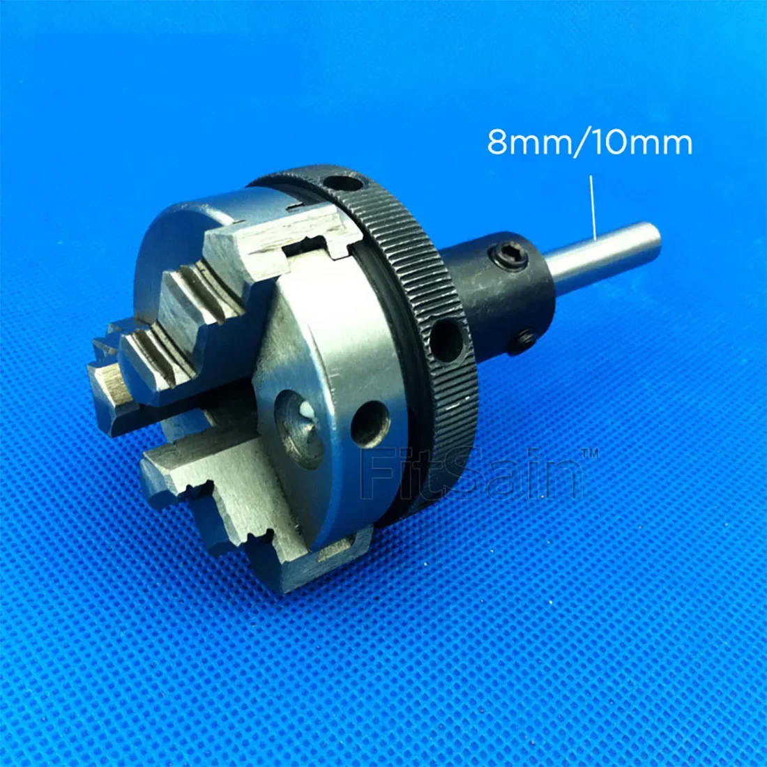 Three jaw chuck D=50mm CNC mini SELF-CENTING maiually operated chuck Bench Lathe part shaft diameter 8mm/10mm