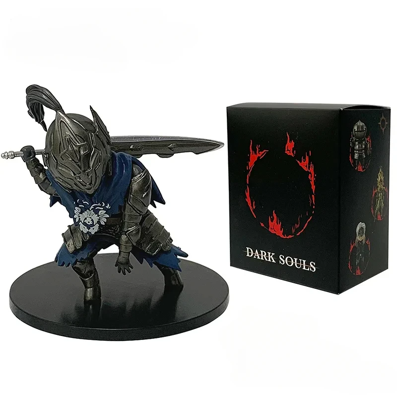 10cm Game Dark Souls Cute Sign Artorias He Abysswalker Onion Knights Olaire of Astora Fire Keeper PVC Ornaments Outdoor Toys