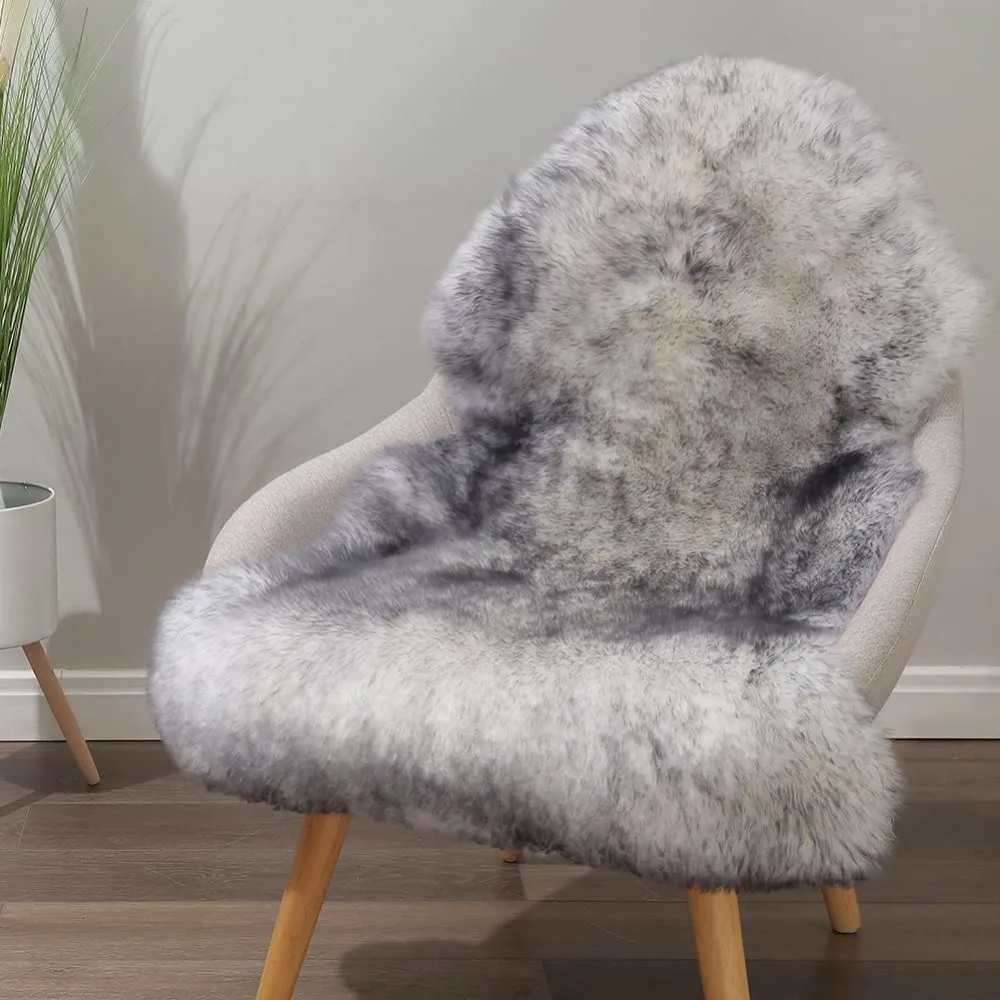 

Genuine Sheepskin Area Rug Wool Rug Fur Carpet Fluffy Shaggy Fur Rug