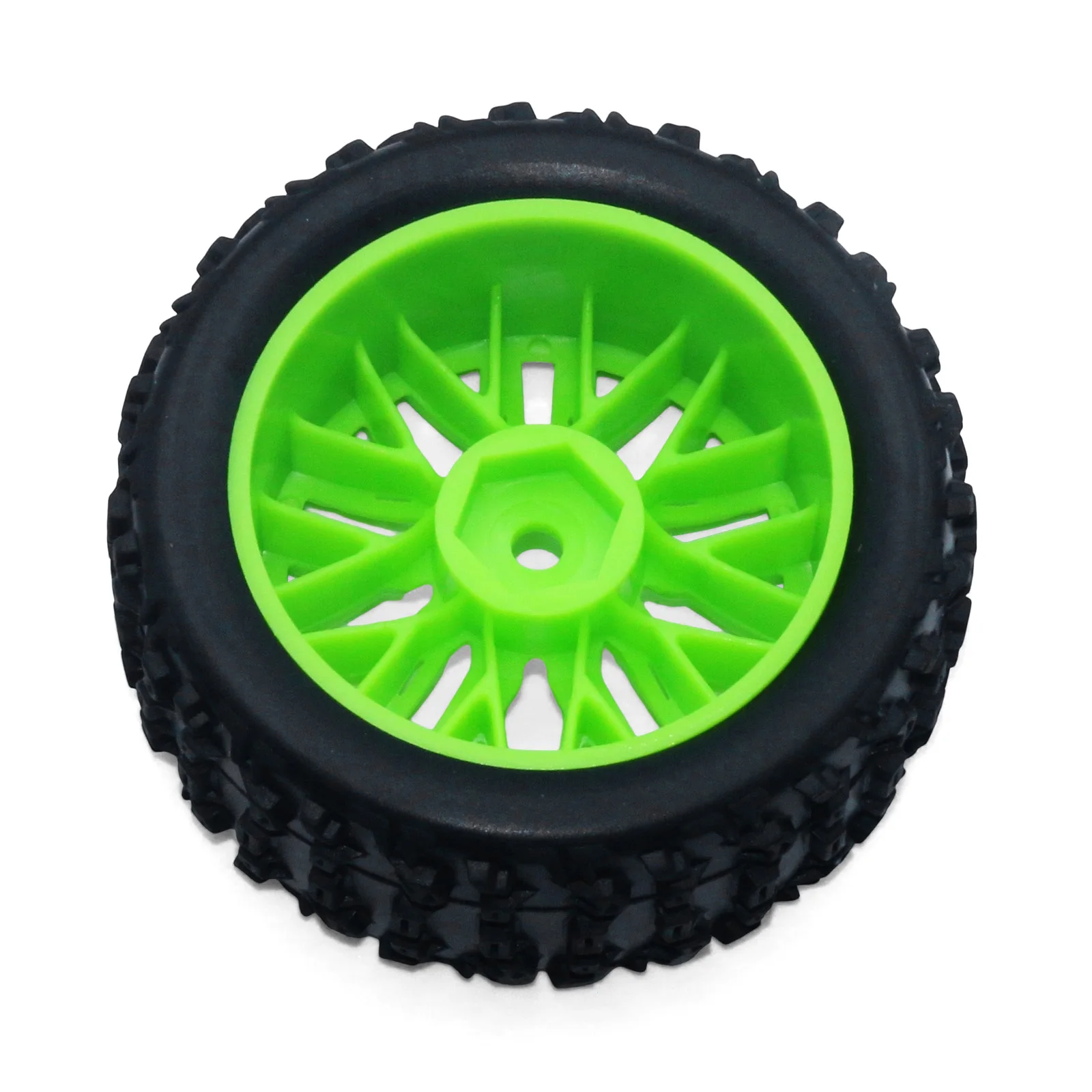 Arrma Grom 1/18 Tire Upgrade Kit 67mm Rubber Tires 4 Pieces 12mm Hex Suitable for Typhon Grom and Other 1/18 Models