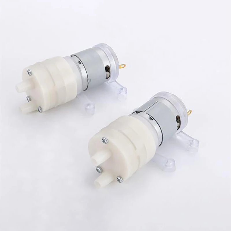 1PC 365 Micro Water Pump Motor DC 12V Self Priming Pump Silent Electric Diaphragm Pump Large Flow 1.5L/Min ABS Food Grade