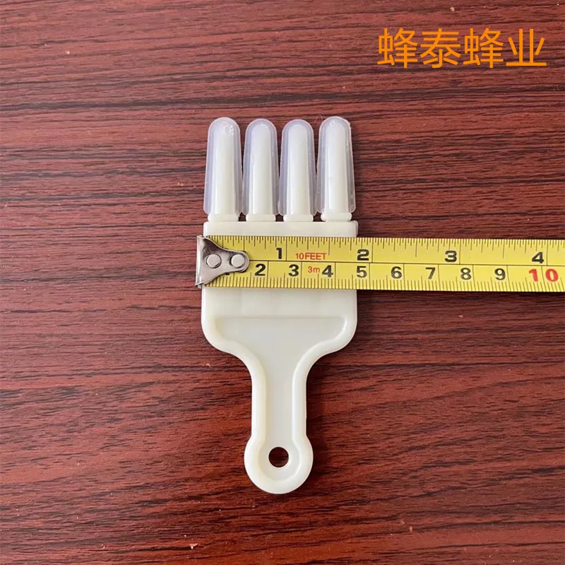 

10PCS Pulp picking pen Royal jelly cleaning pulp strip 4 rows of pulp pens 4 rows of new pulp picking pen bee tool