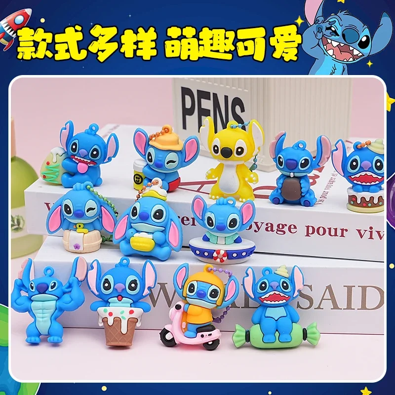 

24pcs Lilo&Stitch Movie & TV Stitch Toys 24Pcs Disney Stitch Figure Toys Cute Lilo Stitch Doll The Mystery Box Toy Collect Gifts