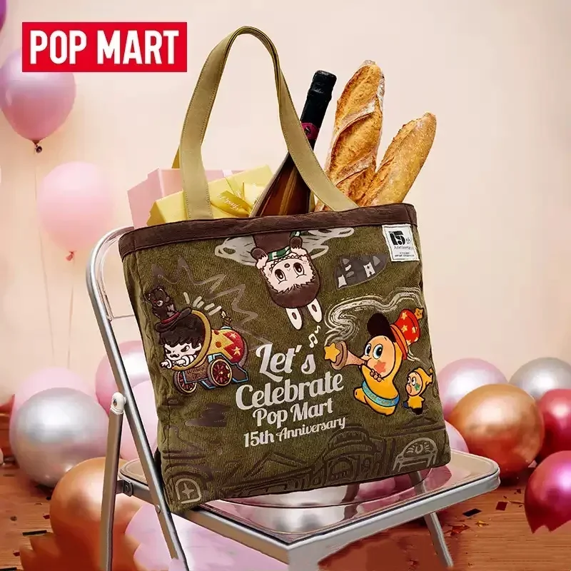 

Аутентичная сумка на плечо POPMART Bubble Mart Celebrate This Moment Series, большая вместительная фигурка POPMART, товары