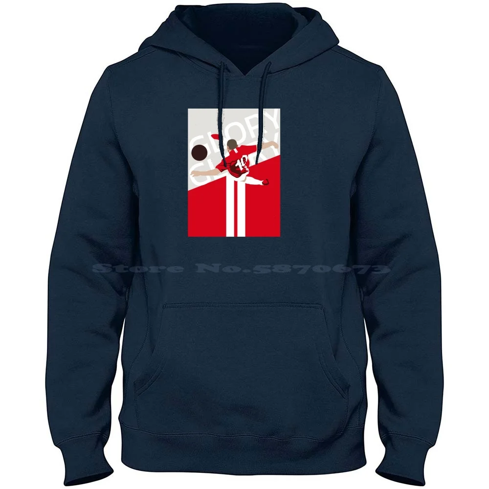 Rooney United Glory Glory Goal Illustration 100% Cotton Hoodie T Shirt Rooney Korea English Football Premier League United