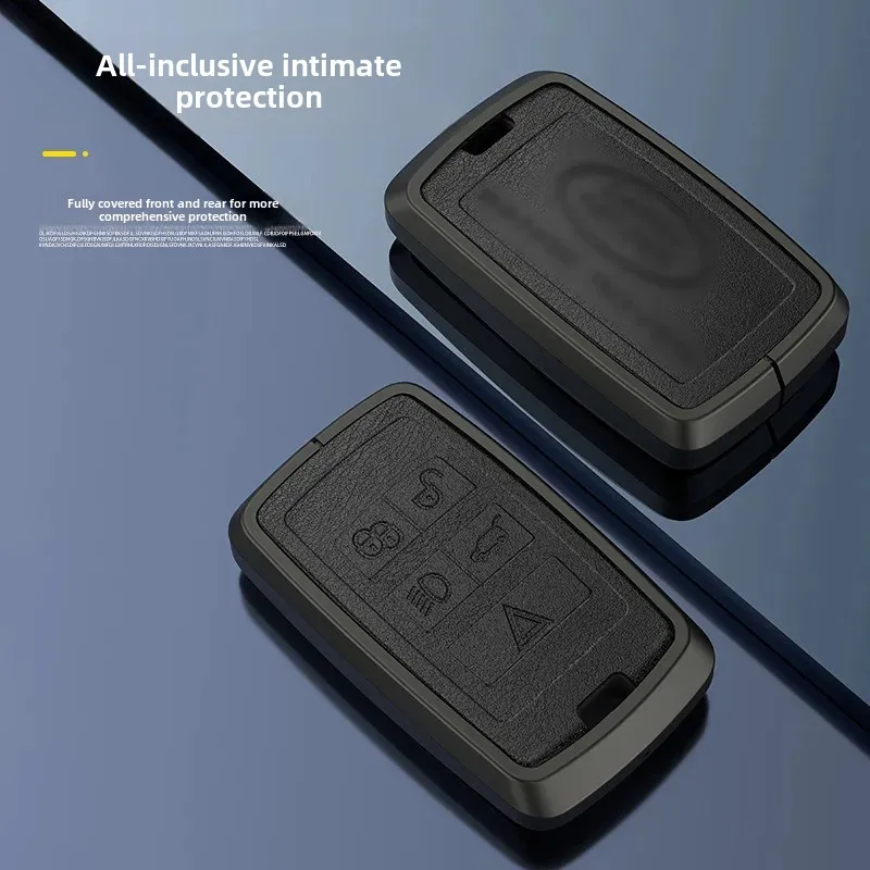 Aluminum Alloy Car Key Cover for Range Rover Sport Edition Men's Buckle Remote Shell Suitable for All Cars Dual Side Use