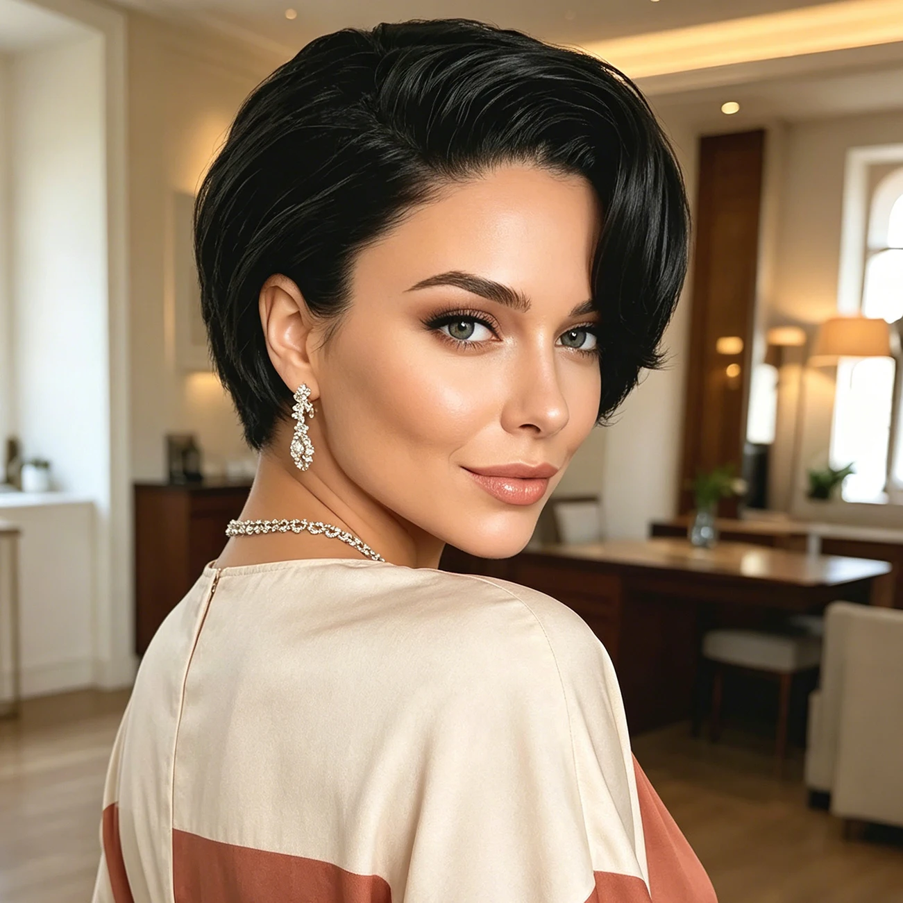 short-pixie-cut-brazilian-human-hair-wig-transparent-t-part-lace-closure-natural-color-wig