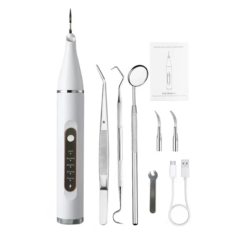 

【RABATT】Electric Ultrasonic Portable Toothbrush Teeth Cleaning And Rinsing Removes Yellow And Black Stains