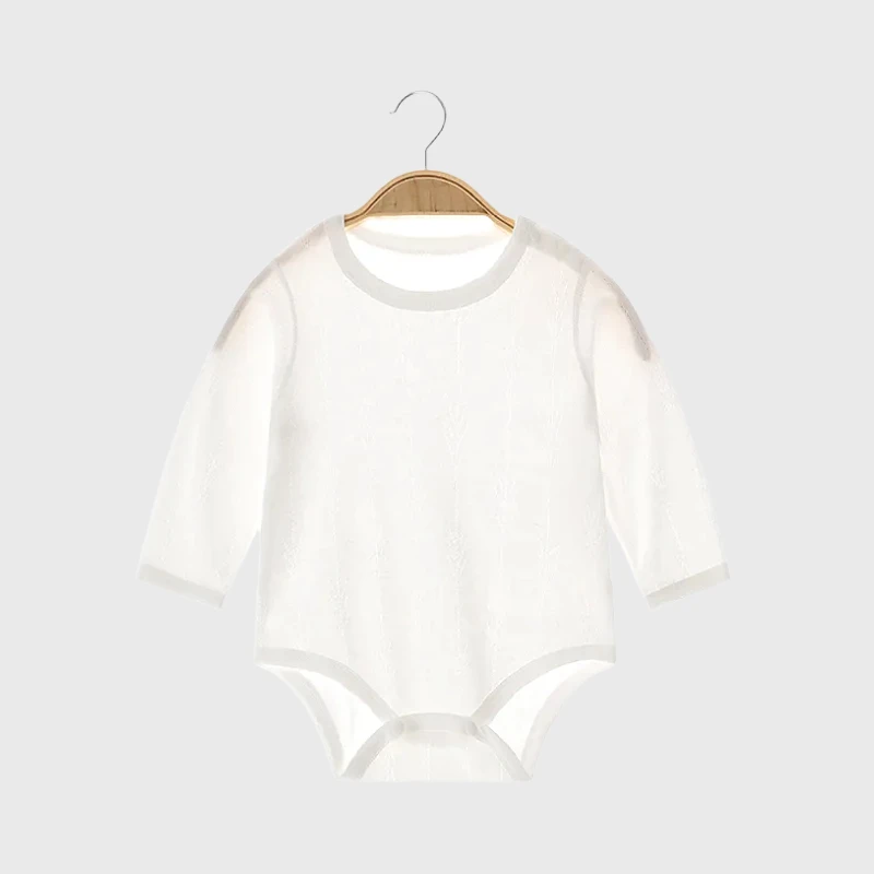 

Летний ультратонкий дышащий комбинезон-слип для младенцев: облегающая одежда с охлаждающим эффектом для полного покрытия тела