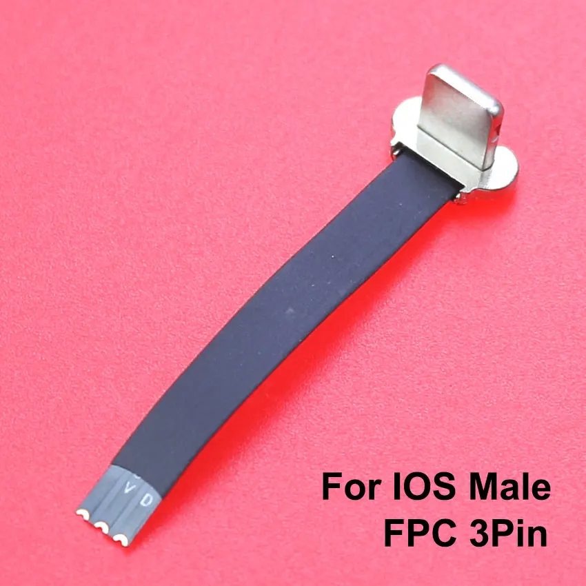 Type-C Micro USB Connector FPC 2Pin 3Pin W/ Resistor R1 Soft Flat Cable Male Charging Cable Fast Charge Wire Extention For Phone