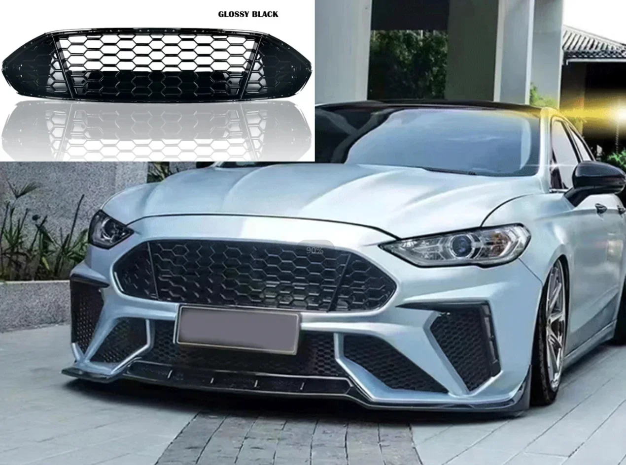 

Модифицированные решетки для Mondeo Racing Grills для Mondeo Fusion MK2 MK3 2013 2014 2015 2016, решетки переднего бампера, сетка переднего гриля