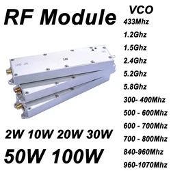 433Mhz~ 5.8GHZ RF VCO POWER Amplifier Module 10W 30W 50W 100W Drive Low Altitude Drone FOR WIFI GPS Beidou walkie-talkie LORA