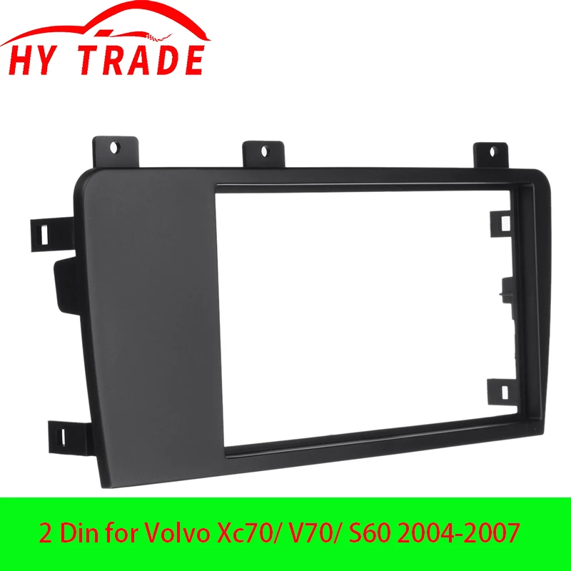 

HY Car Stereo Radio Fascia Panel Plate Frame 2 Din for Volvo Xc70/ V70/ S60 2004-2007