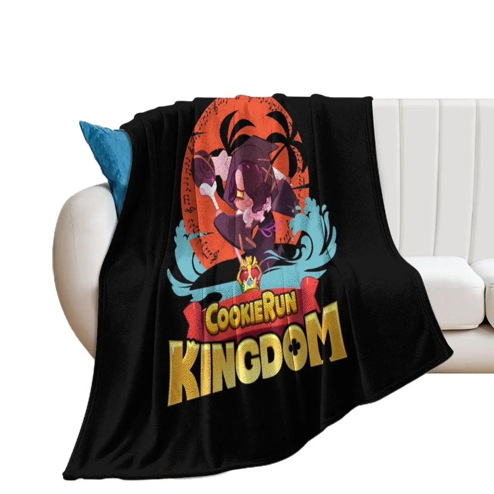 Music Palm Licorice cookie Throw Blanket Extra Large Throw anime Blankets