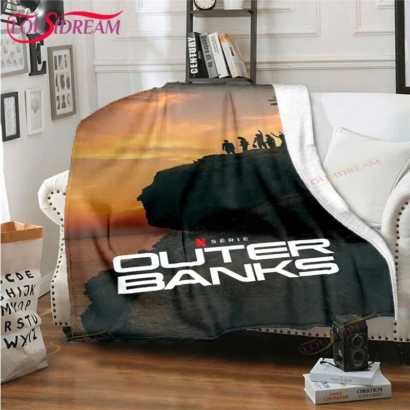 Classic Central O-Outer Banks TV Show warm Blankets,Soft Throw Blanket for Home Bedroom Bed Sofa Picnic/Travel Office Cover Gift