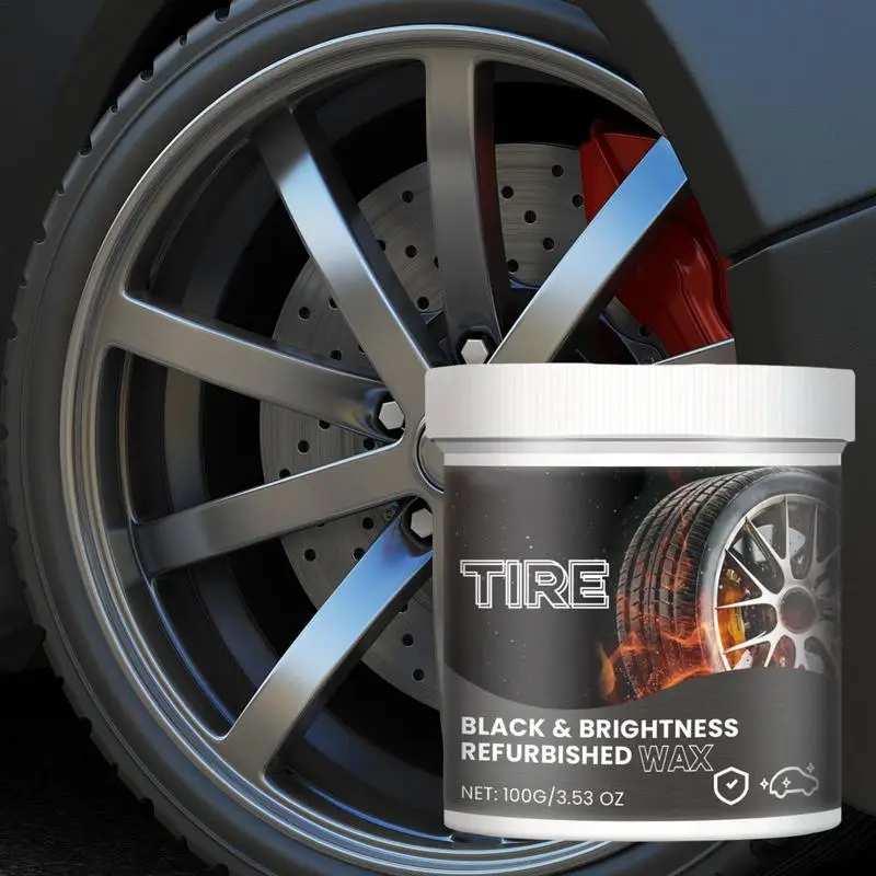 Car Tire Shine Coating Auto Tire Polishing Coating Cream Rust-Proof Formula Tire Retreader for SUVs Sedans RVs Small Cars Trucks