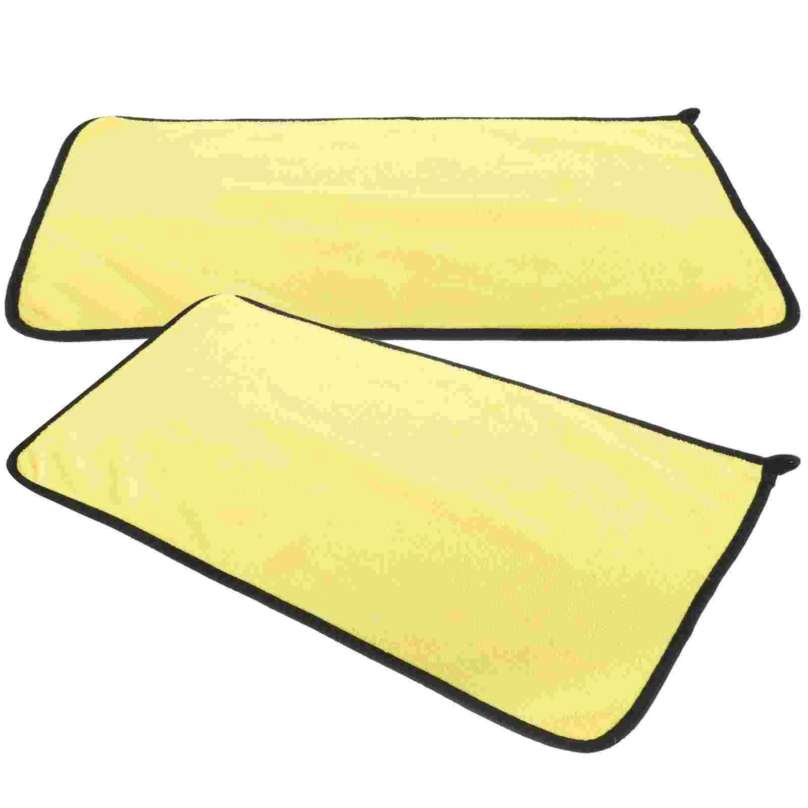 

2 Pcs Car Wash Towel Travel Dryer Kitchen Towels Cooling Reusable Cloth Cleaning Multi-use