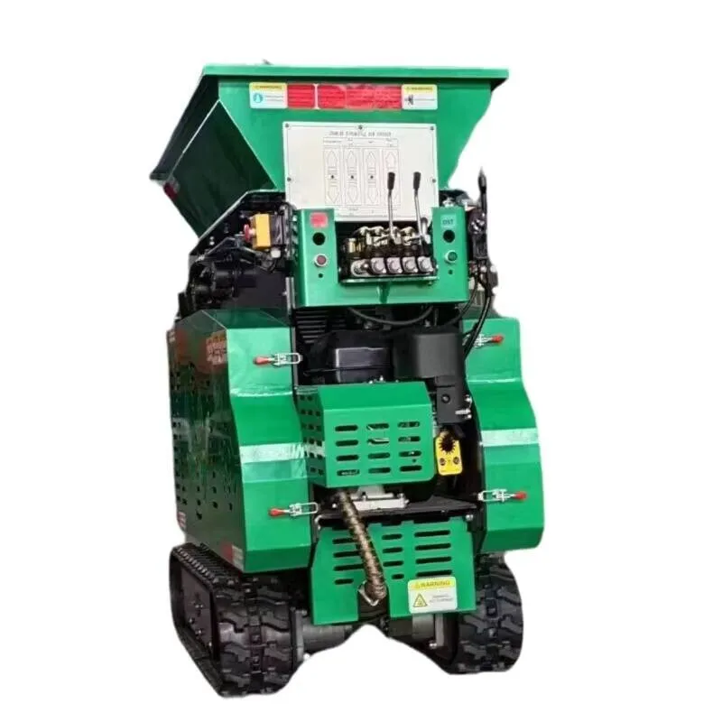 La arena móvil del sobre orugas pequeña que hace los materiales concretos de la construcción de la piedra del trituradora de la mandíbula de la máquina