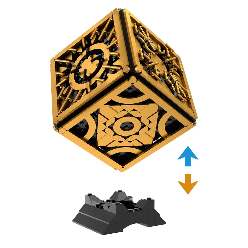 MOC Hellraisereds Laments Configurations Building Blocks Model horror movie Mysterious Box Bricks diy Assembled Toy Gift