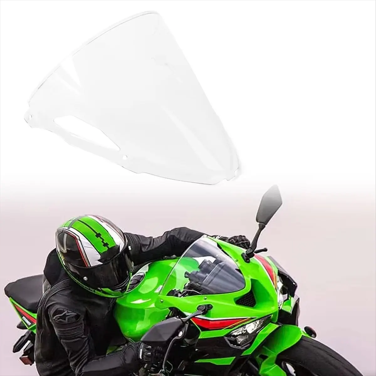 Super Sale Motorcycle Accessories Windshield Windscreen Fairing Wind Deflector for Kawasaki Ninja ZX6R NINJA ZX-6R ZX 6R 2024,C