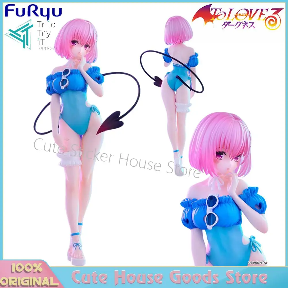

[Предзаказ] Оригинальный Furyu Trio-Try-It To Loveru Darkness Momo Belia Deviluke Купальный костюм Kawaii Аниме Фигурки для девочек Игрушки Подарок