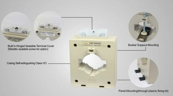 10 قطعة AOYI مرحلة واحدة نوع التيار المتناوب محول التيار MSQ-40 الجهد المنخفض Ct 150/5a