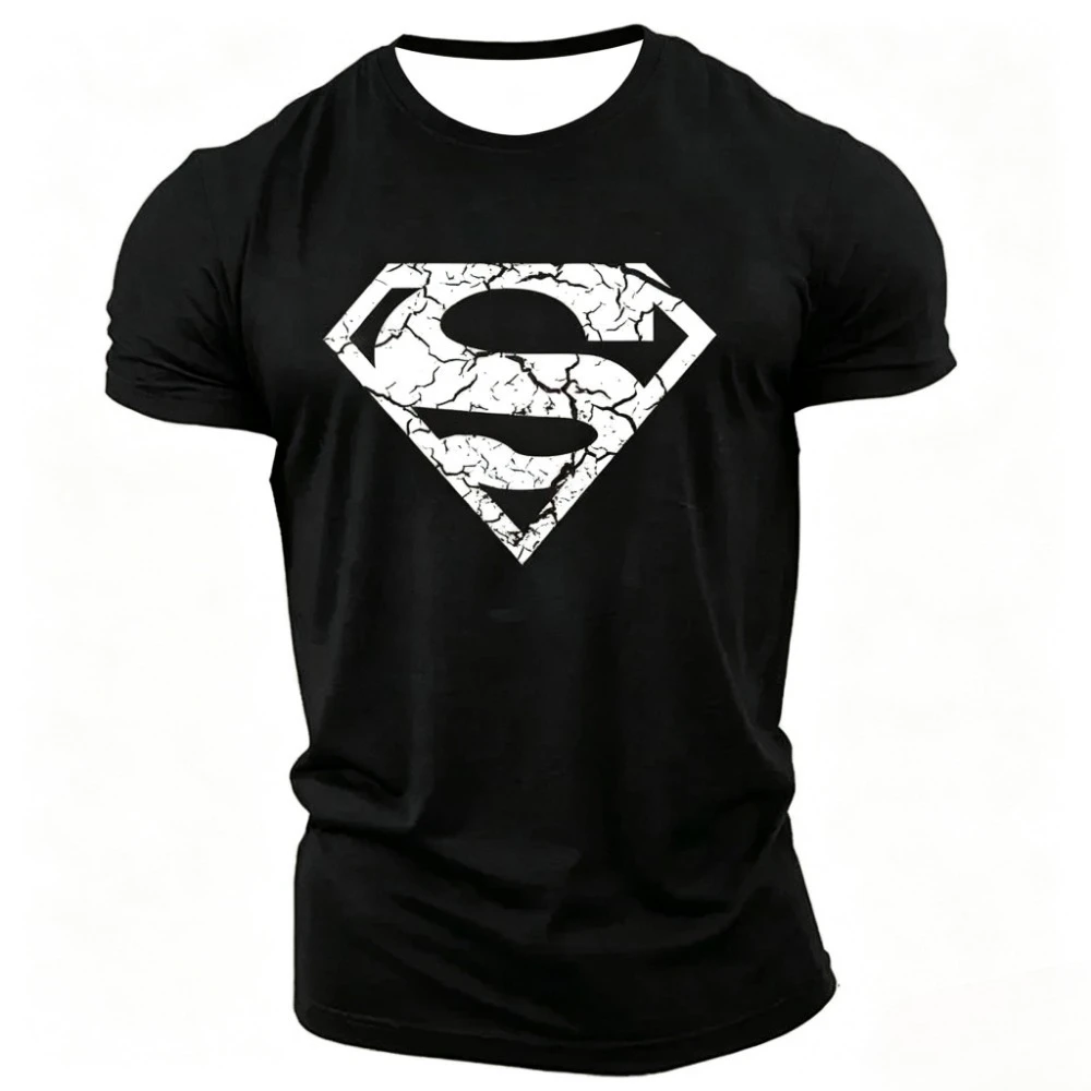 Superhero S Logo 3D Print Sports Breatha Quick-dry Men's  Women's Large-size T-shirt Outdoor Street Casual Parent-child Clothing view 5
