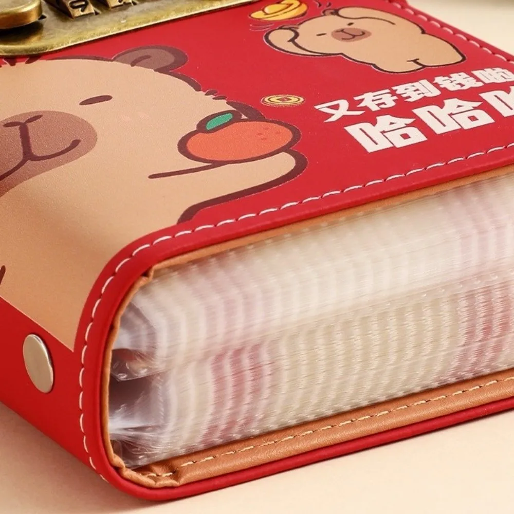 

Капибара 100, конверты, экономия денег, запираемый дизайн, экономия денег, книга для сбора денег, большая вместимость, водонепроницаемая