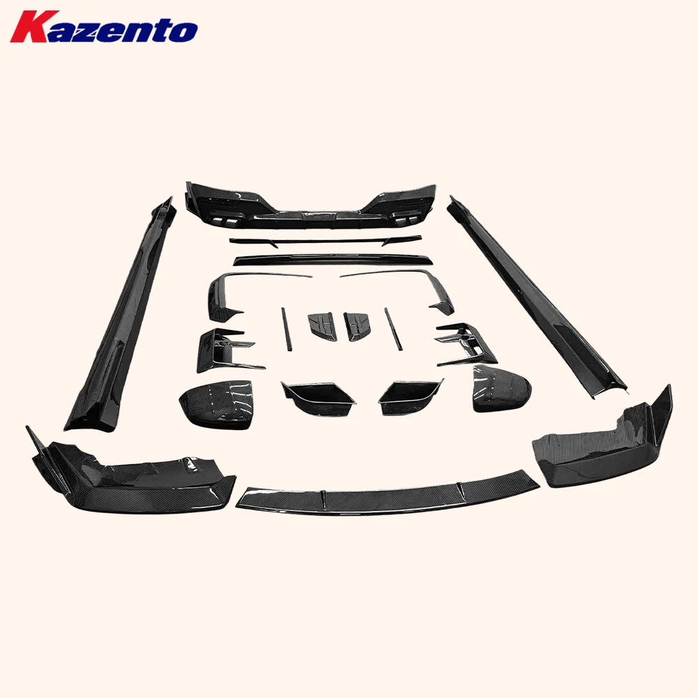 For BMW G70 22-24 Carbon MSO Front Lip Rear Diffuser Side Skirts Vents Aero Kit( Ocean freight is favorable, welcome to inqury)