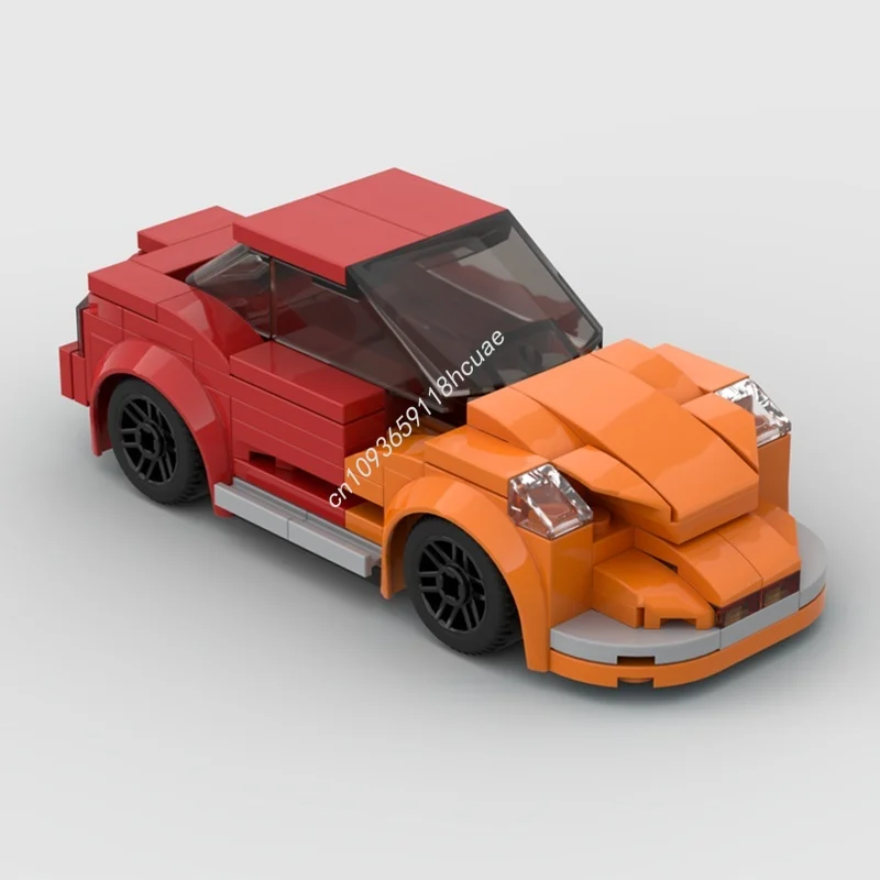 127 pezzi MOC Sport Car Carsed Modello Building Blocks Architettura Assemblare Idea Regalo di Natale Educazione Mattoni Giocattolo per bambini Compleanno