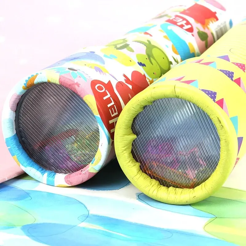 3 Stück Senden von Kaleidoskop, rotierende Magie, klassisches Lernspielzeug, zufällige Farbe, klassische Nostalgie, ständig wechselnde Spiele für Jungen und Mädchen