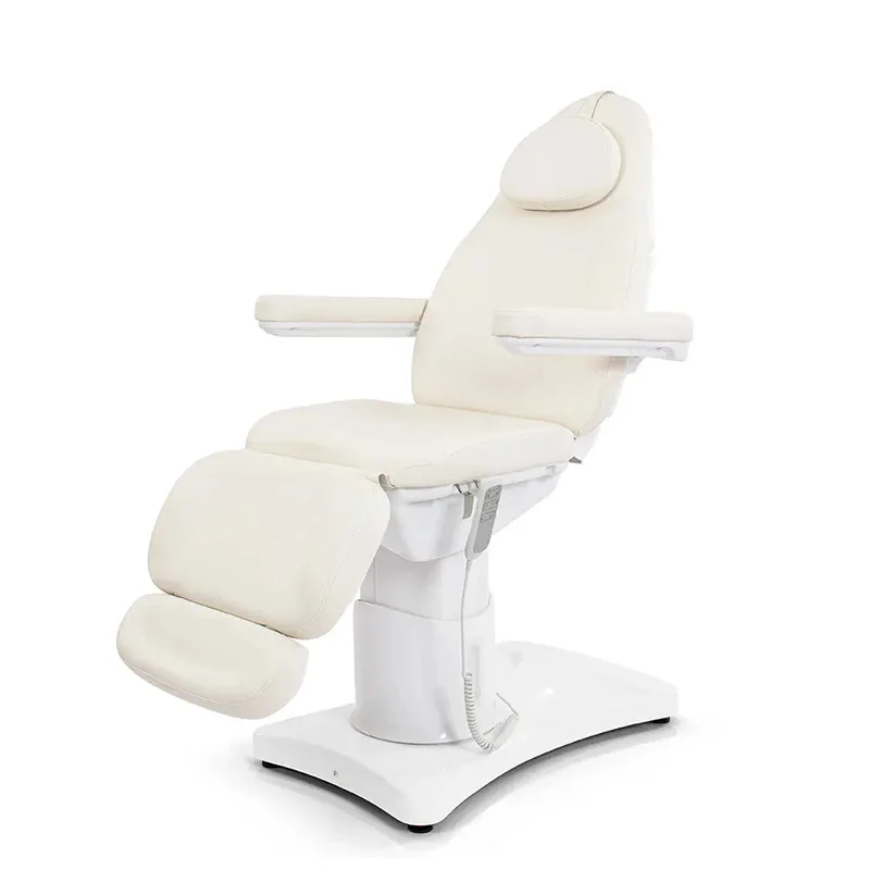 Groothandel meubels schoonheidssalon 3-motorbediening, meerdere kleuren om uit te kiezen, rond metalen onderstel massagebed