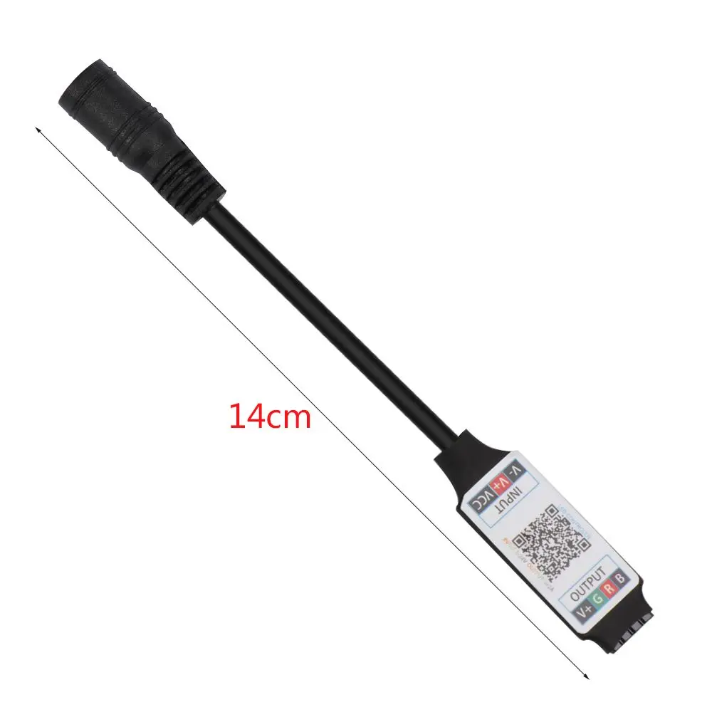 Useful New Smart Female Plug to 4Pin Connector DC 5-24V Bluetooth RGB Controller LED Light Strip Adapter LED Light Strip