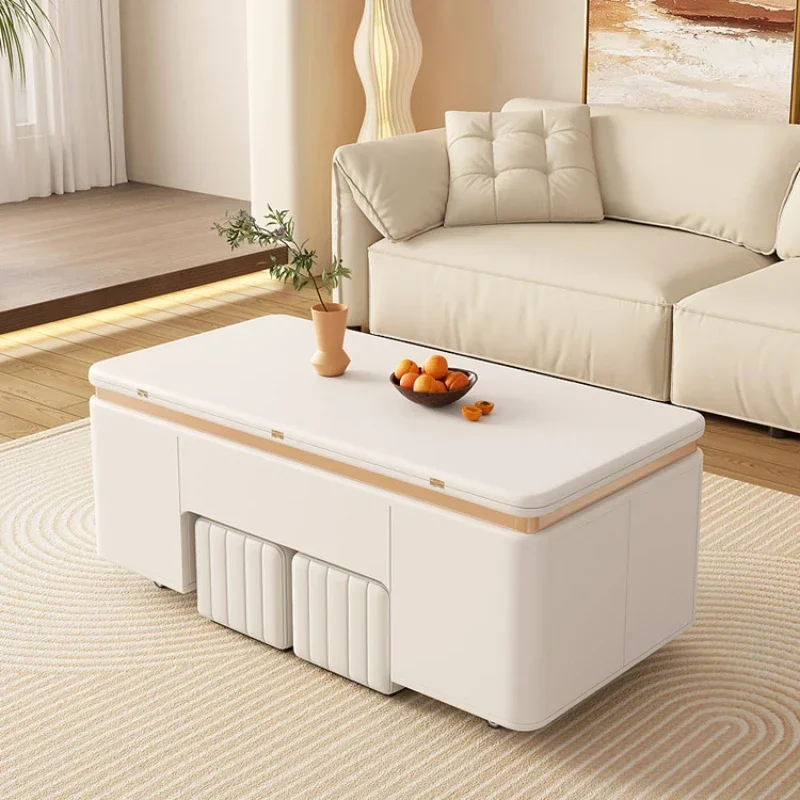Storage Luxury Coffee Tables Designer Organizer Clear Nordic Writing Dinner Coffee Table White Kaffee Tische Home Furniture