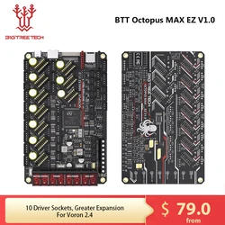 BIGTREETECH Octopus MAX EZ V1.0 BTT Motherboard Upgrade Octopus Pro 3D Printer Parts TMC5160 TMC2209 For Voron 2.4 Kits CoreXY