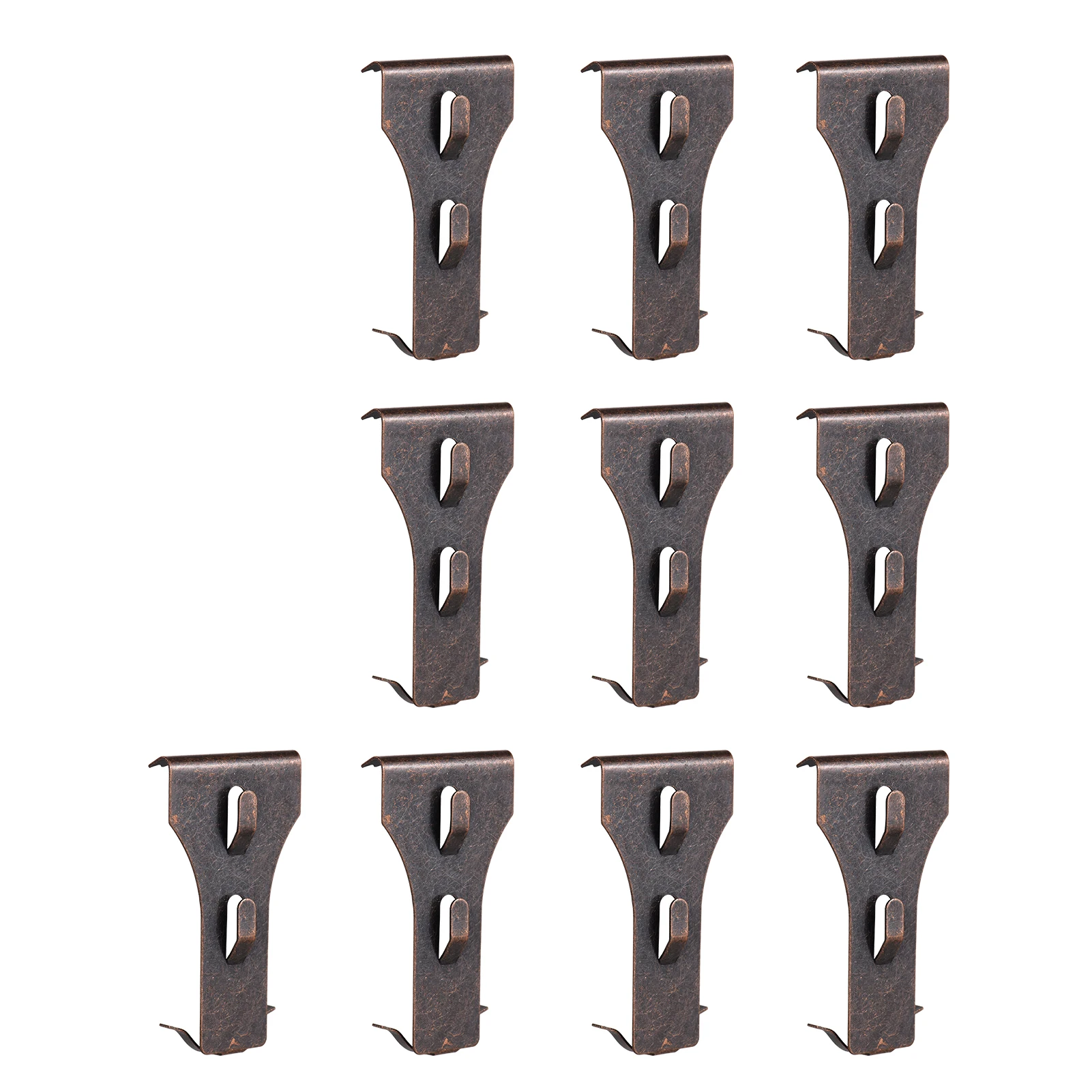 4/10 PCS Brick Hook Clip Outdoor Hanging Hooks for 60-70mm Brick in Height No Drilling Sliding Brick Hanger Clips