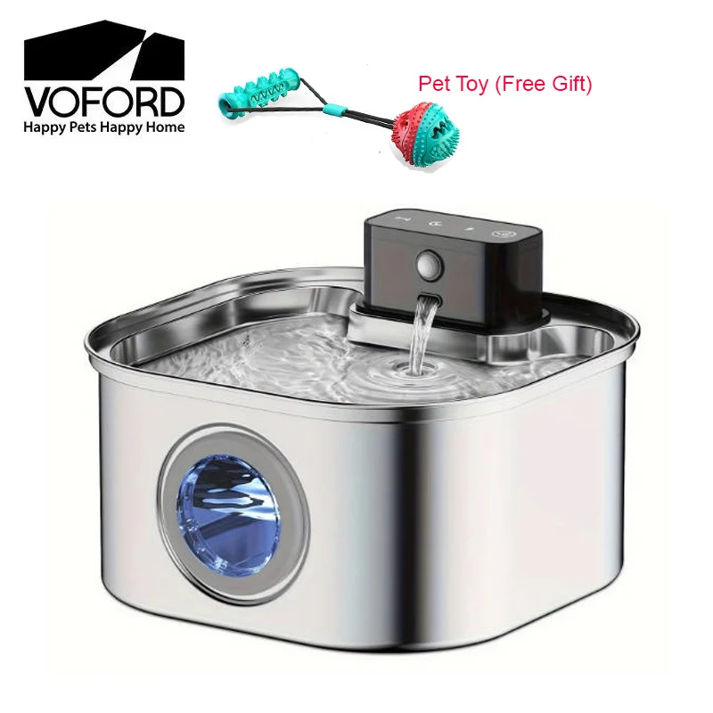 

3.2L Wireless Cat Water Fountain 4000mAh Battery Auto Sensor Dog Drinking Fountain For Cats Dogs Pet Water Dispenser