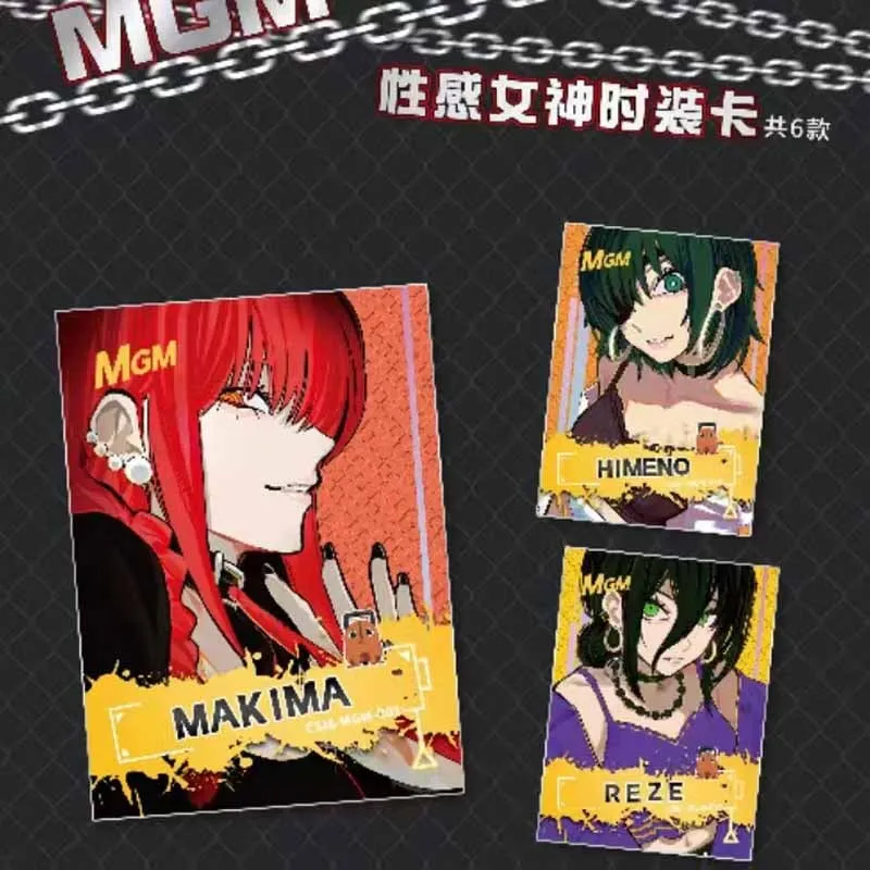 Wholesales Chainsaw Man Collection Cards JING KA Heroes Booster Box Puzzle  Anime Girls Trading Cards Gift