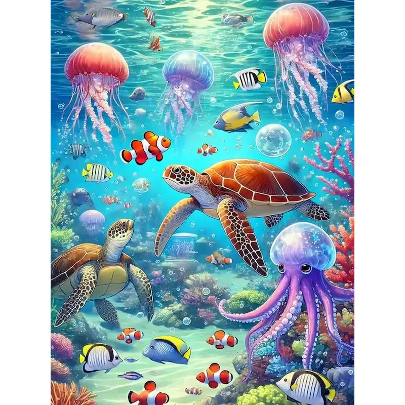 

5d Diamond Painting Handicraft Art Decorative Paintings Animal Full Round Modern Living Room Decoration Diamond Painting
