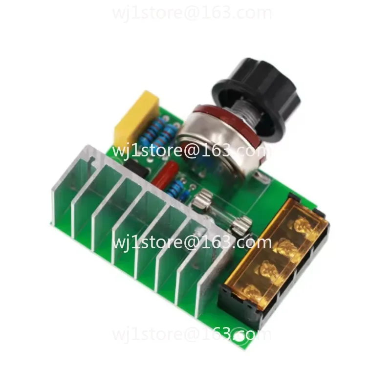 4000W 0-220 Volt AC SCR Voltage Regulator Motor Speed Controller Dimming Speed with Temperature Insurance