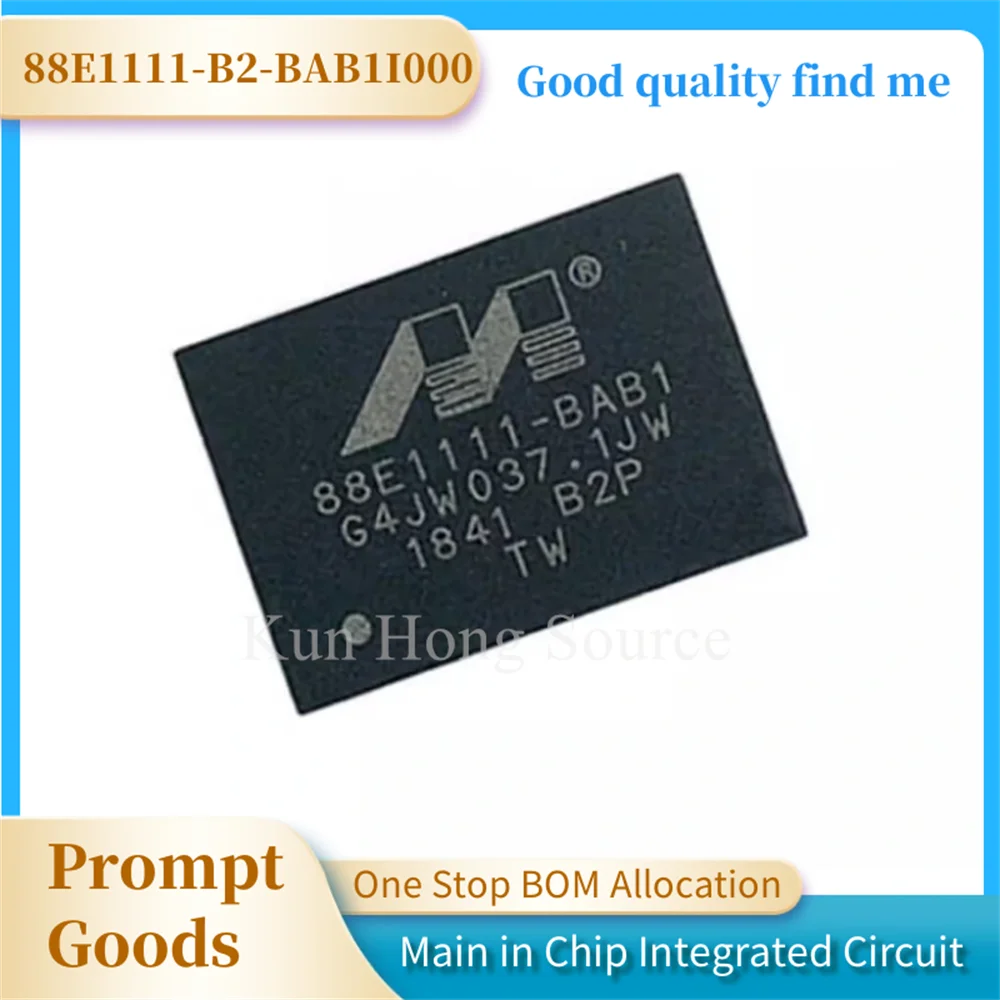 1PCS/lot New OriginaI 88E1111-BAB1 88E1111-B2-BAB1I000 88E1111-B2-BAB1C000 Ethernet transceiver chip