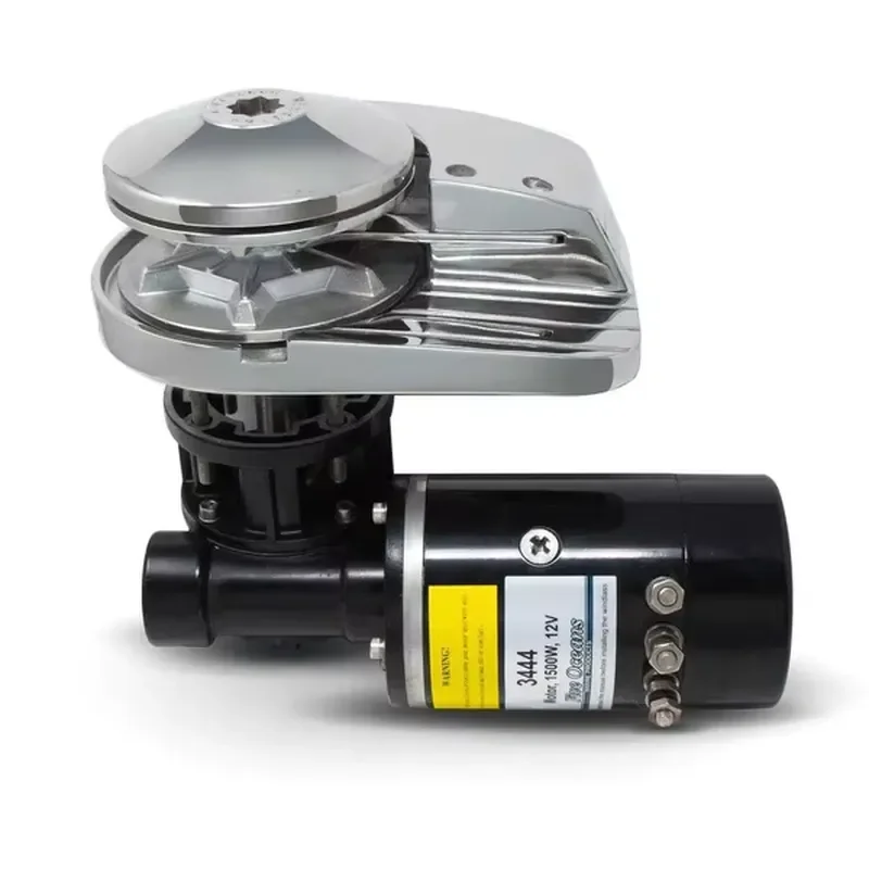 STLF POWER Stainless Steel Horizontal Windlass 24V 12V 600W 1000W 1200W Marine Boat Anchor Winch with Twin Capstan