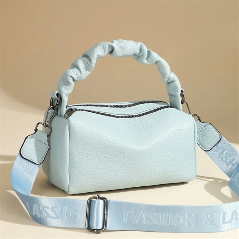 

Шикарная женская сумка из смешанного материала, дизайнерская комбинация из кожи и замши